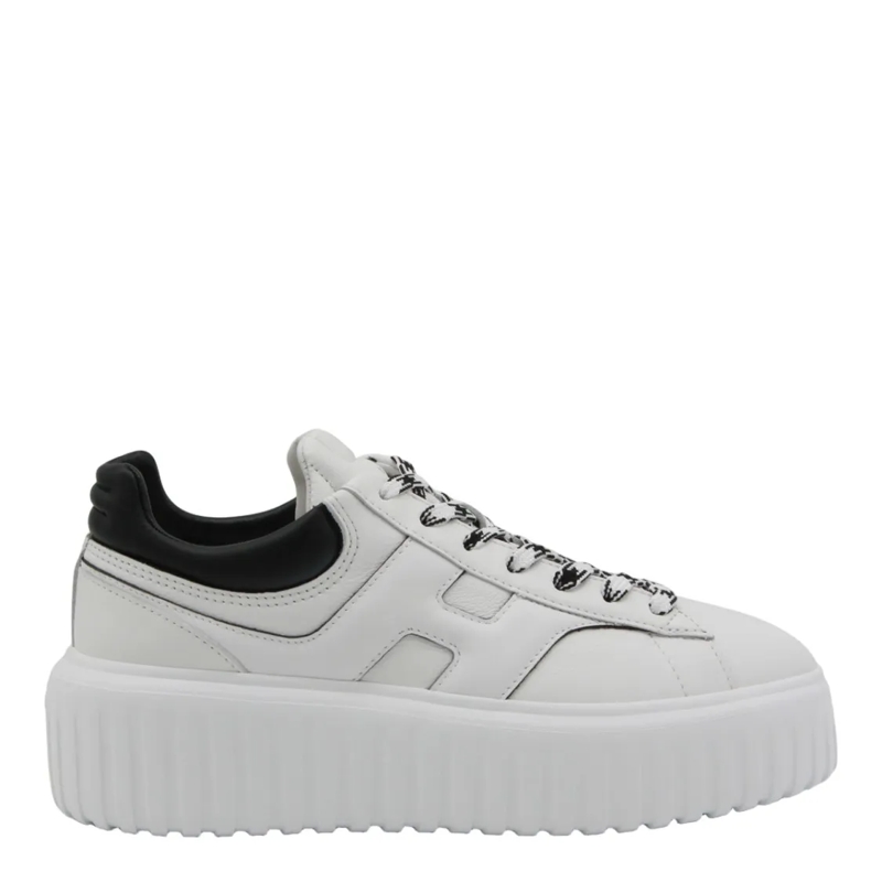 Hogan Lage-top sneaker White Sneakers With Embossed Logo White