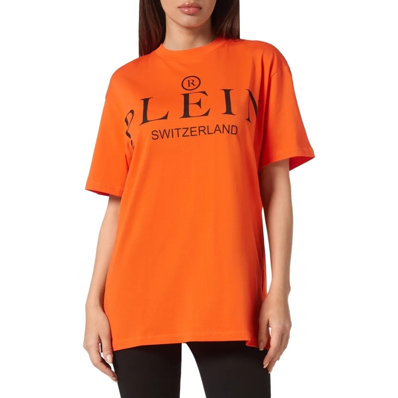 Philipp Plein T-Shirt T-Shirt Iconic Plein orange(Image 6)