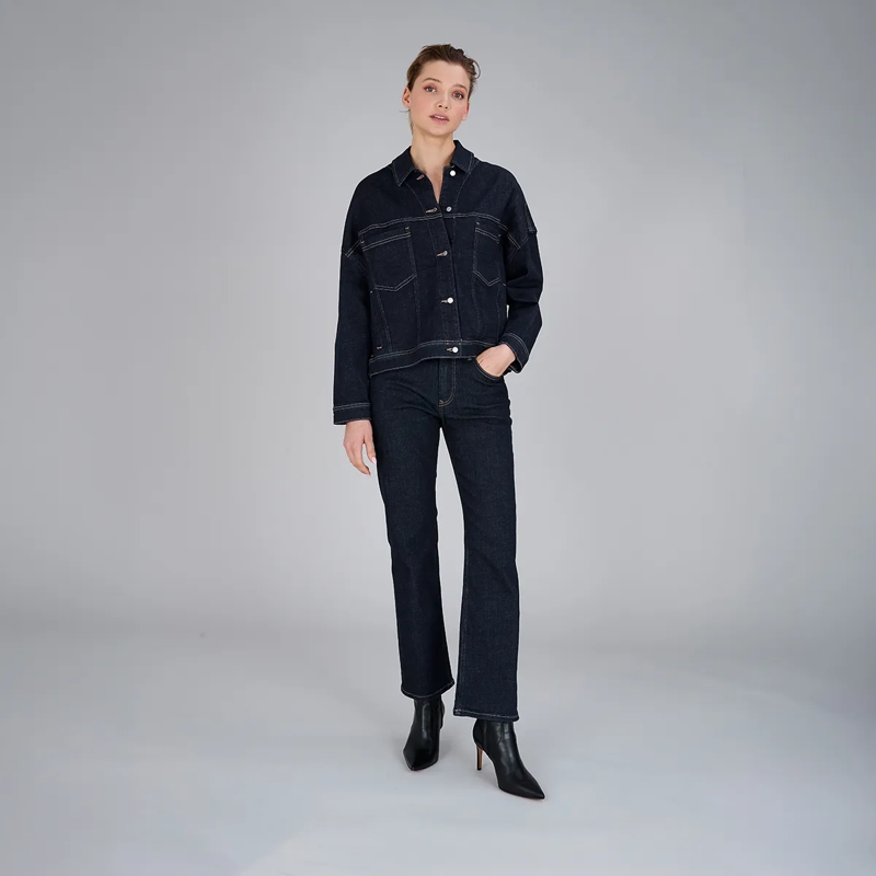 True Religion Jeansjacke AMBER JACKET RAW dunkel-blau(Image 2)