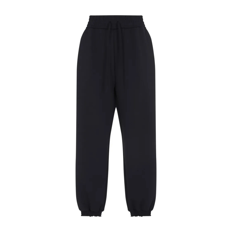 Moncler Jogginghose Black Relaxed Fit Trousers With Elastic Waistband Black