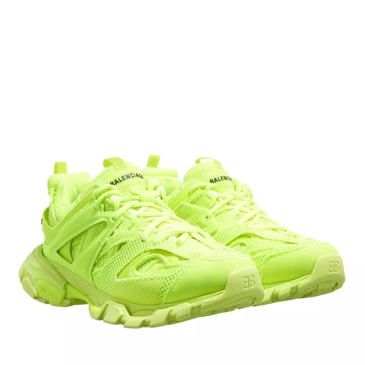 Balenciaga Full Mesh Track Sneaker Fluorescent Yellow Low Top