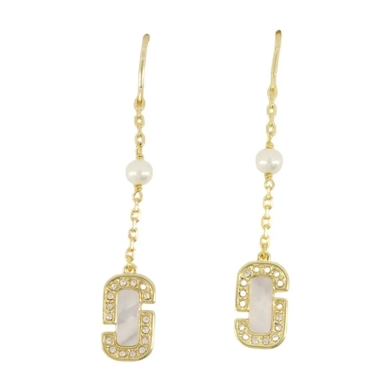 Marc Jacobs Boucles d'oreilles à tige Mop Drop Earrings - Metal - Gold Gold