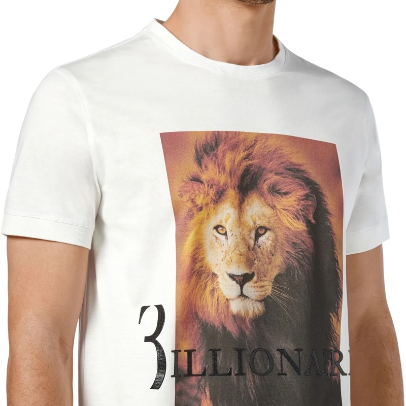 BILLIONAIRE T-Shirt T-Shirt Lion weiss(Image 4)