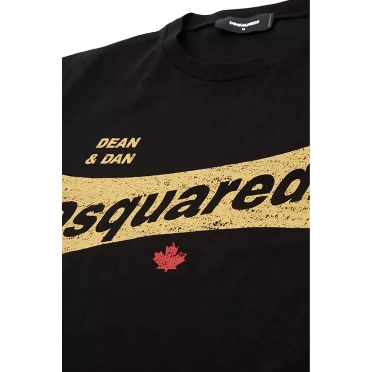 dsquared2 gold t shirt