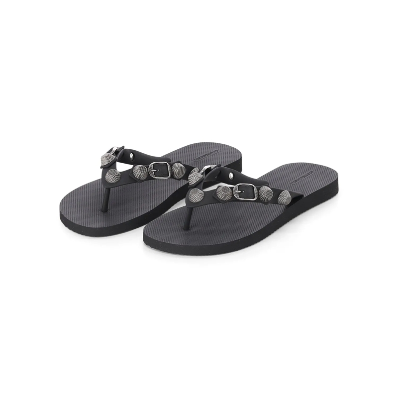 Balenciaga Schnürschuhe Sandale Cagole schwarz