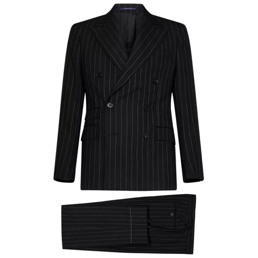 Polo Ralph Lauren Slim-Fit Suit In Black Wool Black 