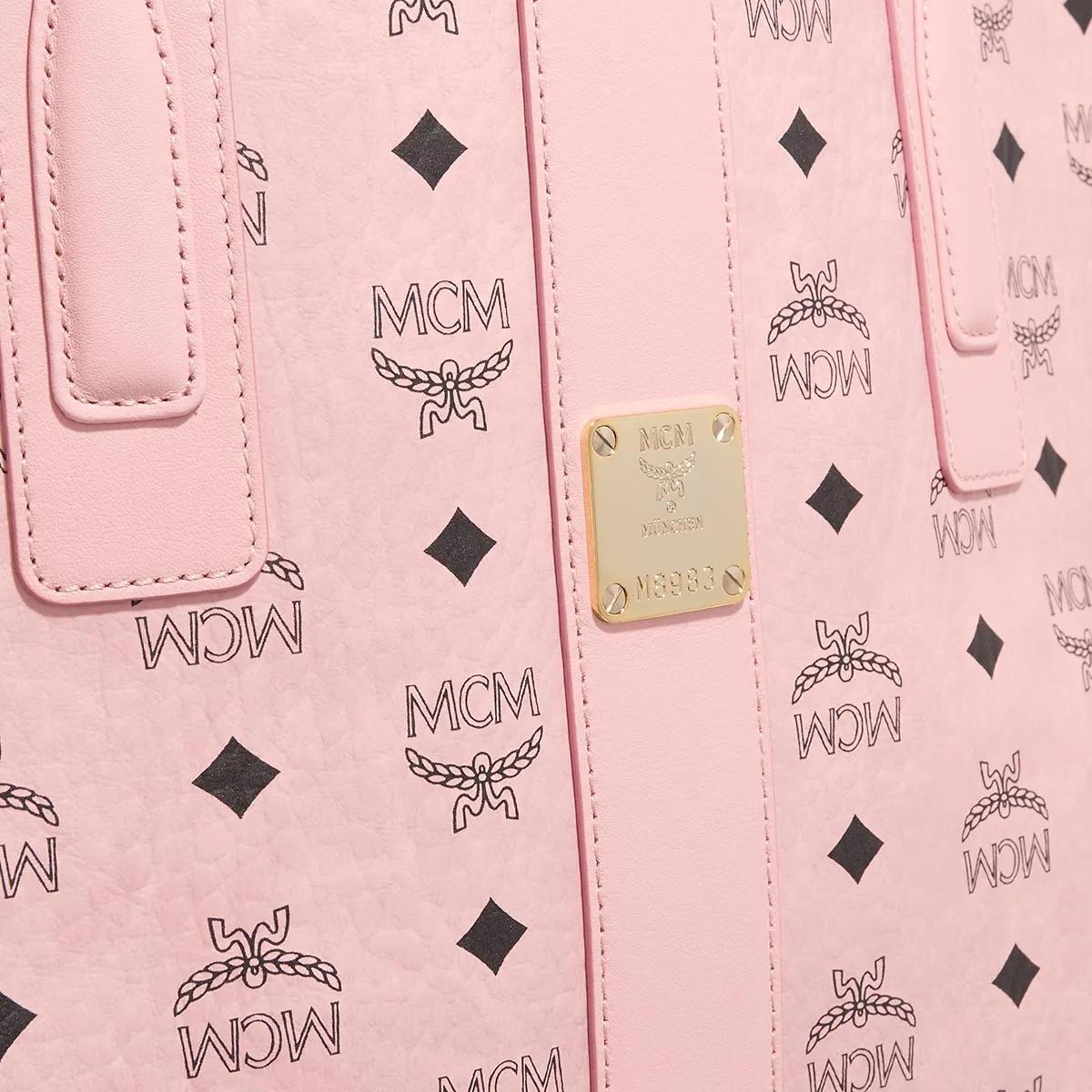 MCM Shoppers Liz Vi Shopper Lrg Pz in poeder roze