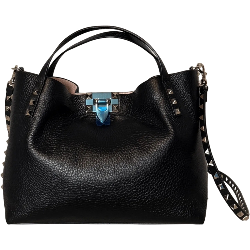 Valentino Garavani Tote Valentino Garavani Rockstud mit Pochette Handtasch schwarz
