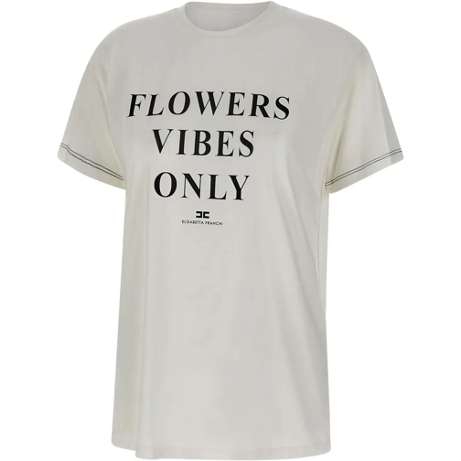 Elisabetta Franchi T-shirts T-Shirts And Polos White weiß