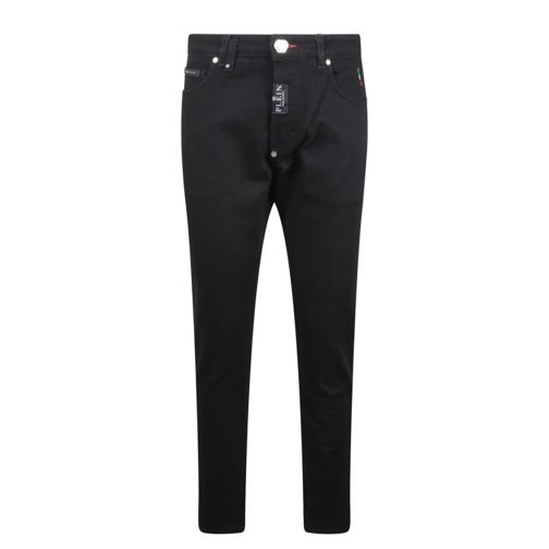 Philipp Plein Skinny Fit Black Denim Trousers Black Jeans