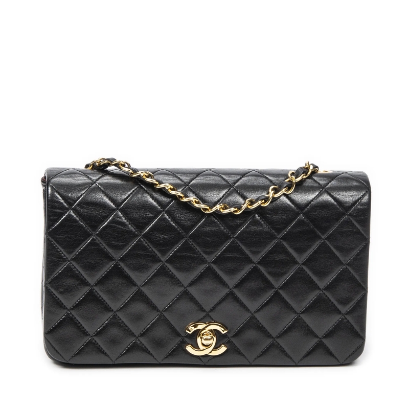 Chanel Crossbody Bag Mademoiselle Full Flap schwarz