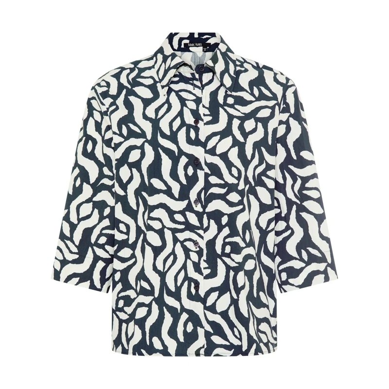 Marc Aurel Bluse Bluse weiss