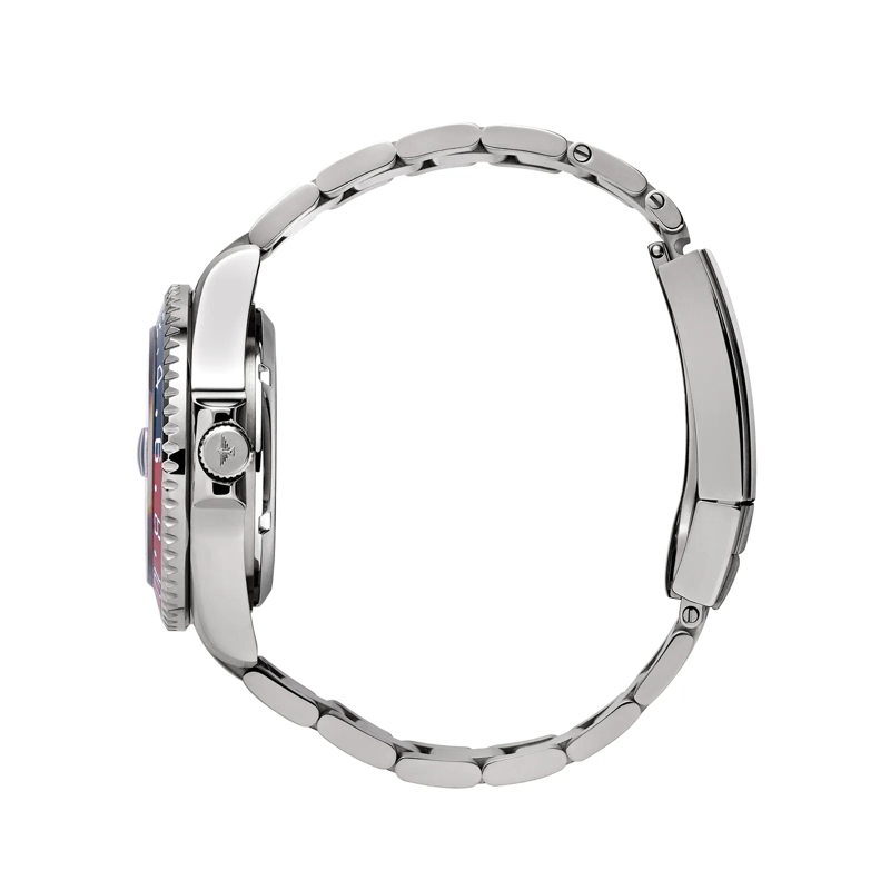 Elysee Quarzuhr GMT  AUTOMATIC . silber(Image 3)