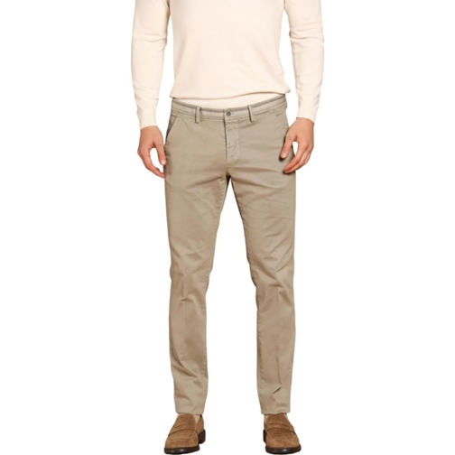 Mason's Korte broek Chino d�lav� Beige Ceinture Ray�e Torino Winter Ma beige