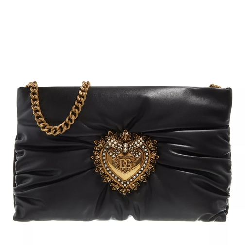 Dolce&Gabbana Small Devotion Soft Bag Black Pochette-väska