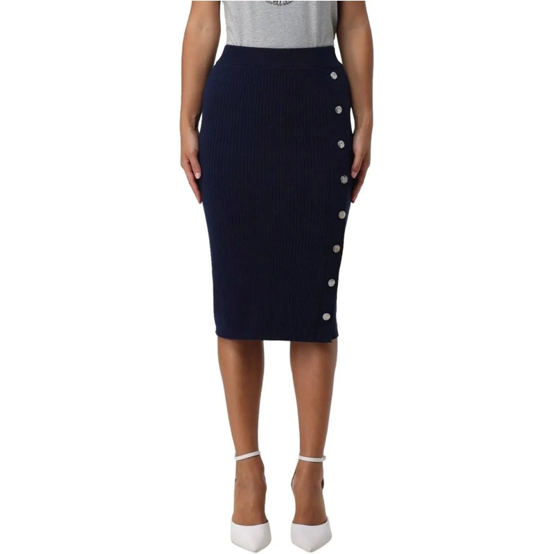 Pinko Jupe midi Skirts Blu Marino Cupo blau