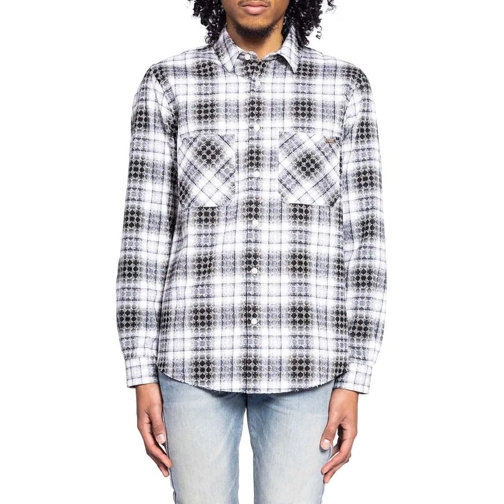 Amiri T-Shirts MA QUAD JACQUARD FLANNEL BLACK schwarz