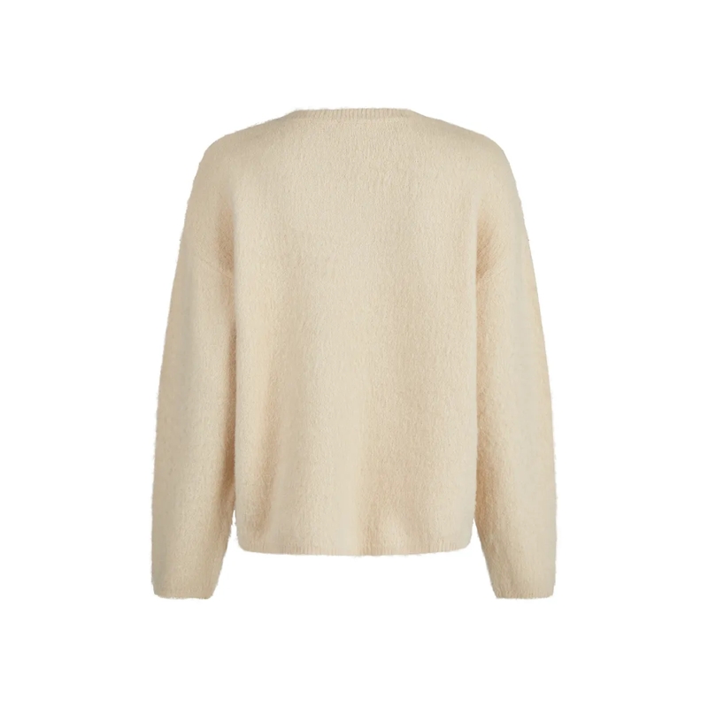 Marc Aurel  Pullover- Rundhals- Blütenintarsie- überschnit beige(Image 5)