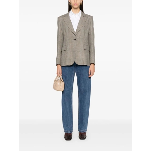 P.A.R.O.S.H. Blazer Fantasia Beige Prince Of Wales Check Blazer Neutrals (Image 5)