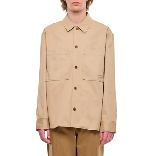 Maison Kitsune Hemden Cotton Overshirt Brown