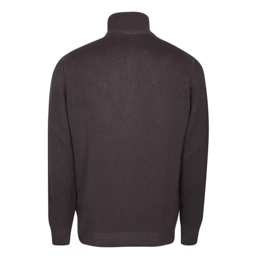 Dell'oglio Wool-Blend High Neck Pullover Black 