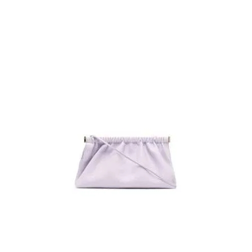 Nanushka The Bar Clutch Bag Purple Clutch