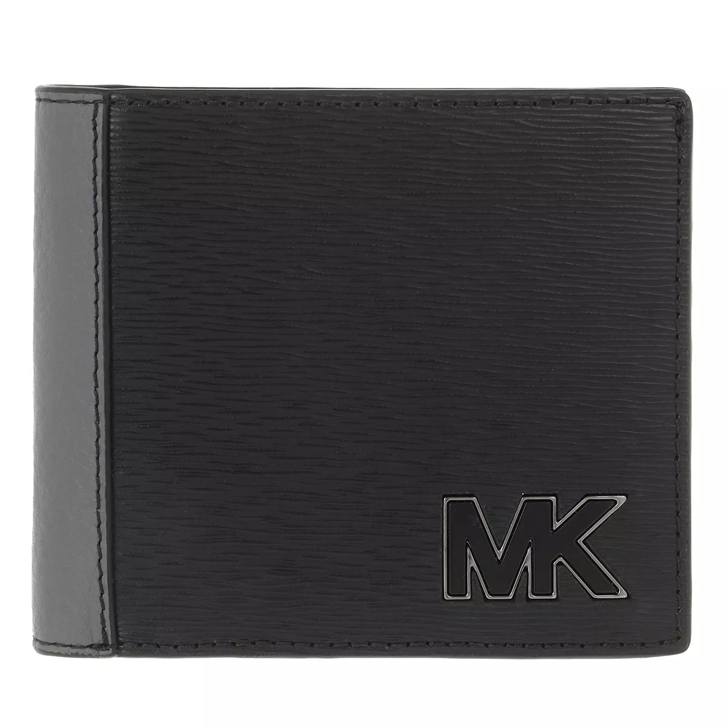Michael kors store black silver wallet