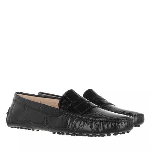 Tod's Gommino Moccasin Patent Leather Black Conducteur