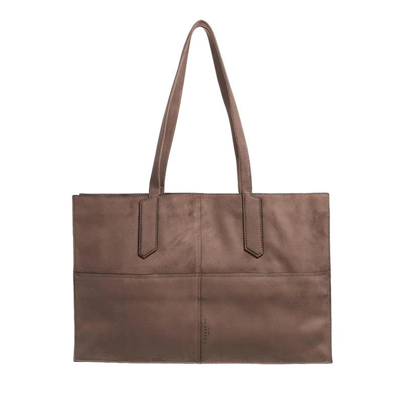 Liebeskind Berlin Tote Amy Suede Vegan Neutral Grey