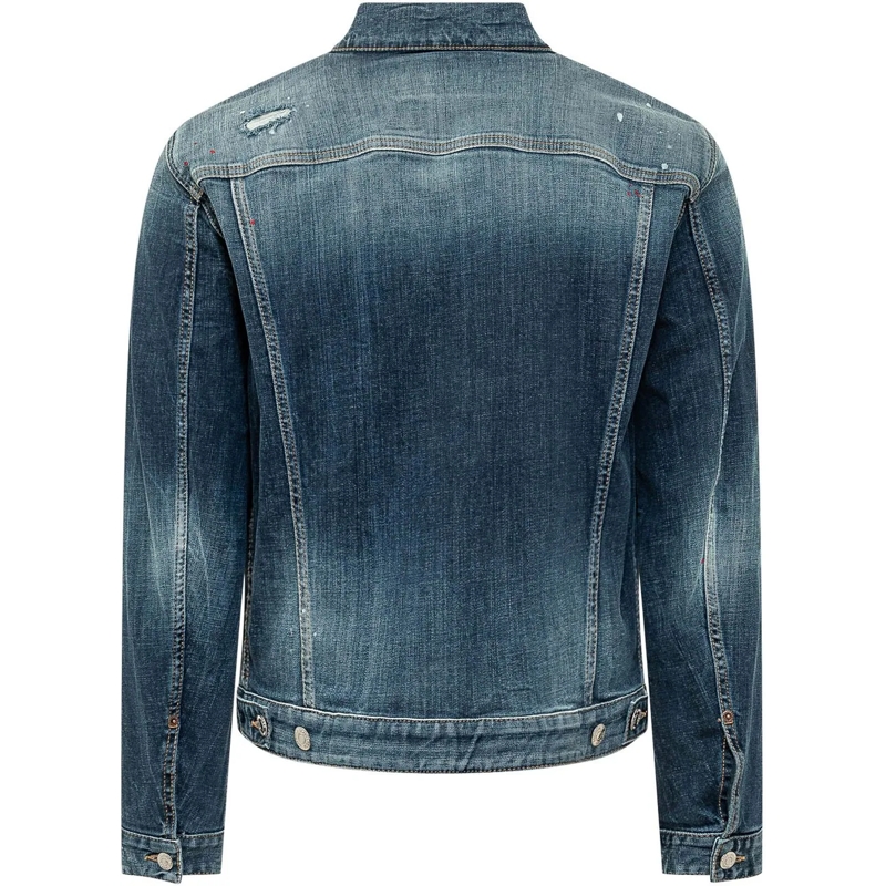 Dsquared2 Veste en jean Giacca Sportiva in Denim con Bottoni blau(Image 2)