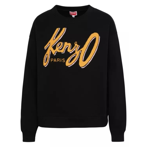 Kenzo Written Logo Sweatshirt Black 