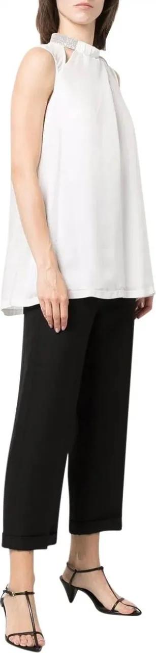 Thumbnail - Fabiana Filippi - top white - Größe 42 - weiß
