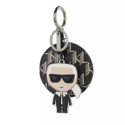 Karl Lagerfeld K/Ikonik Monogram Keychain A999 Black Sleutelhanger