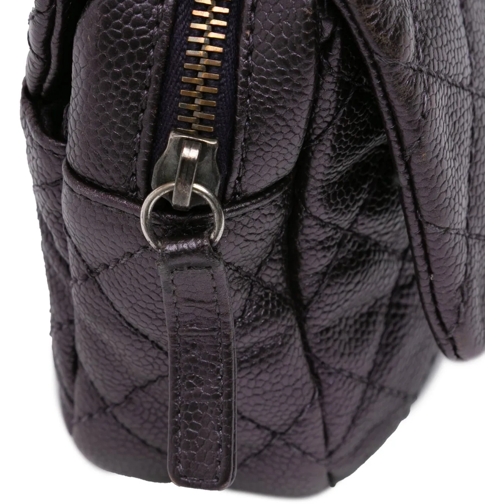 Chanel Sac à bandoulière 2012 Jumbo Quilted Caviar Easy Flap lila (Image 2)