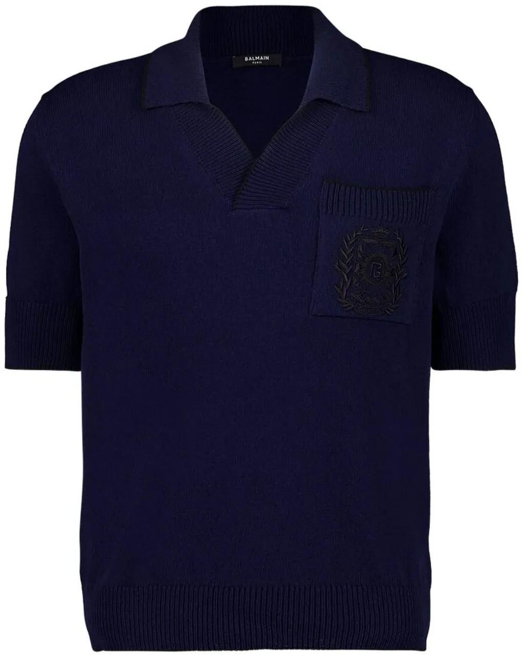 Thumbnail - Balmain - T-Shirts And Polos Blue - Größe M - blue