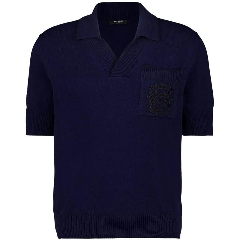 Balmain Polohemd T-Shirts And Polos Blue blau