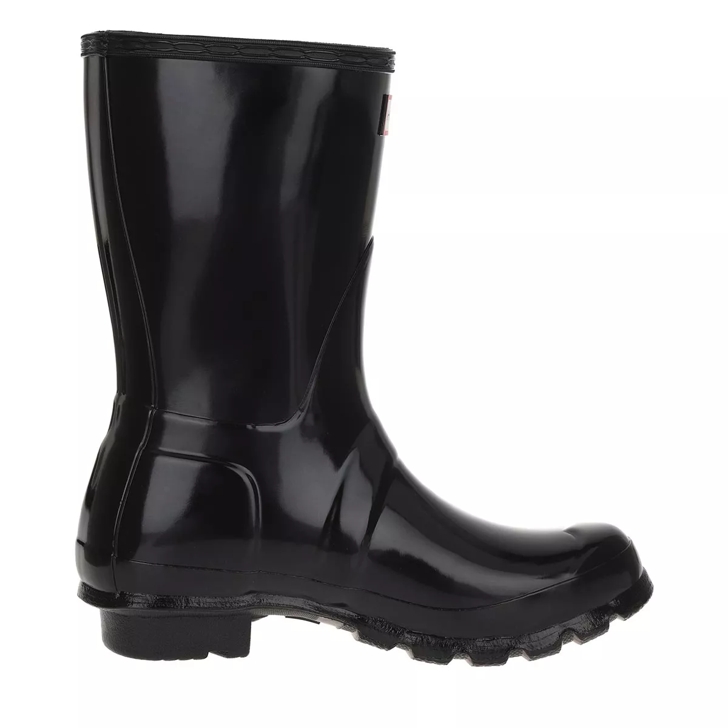 Hunter rain best sale boots gloss black