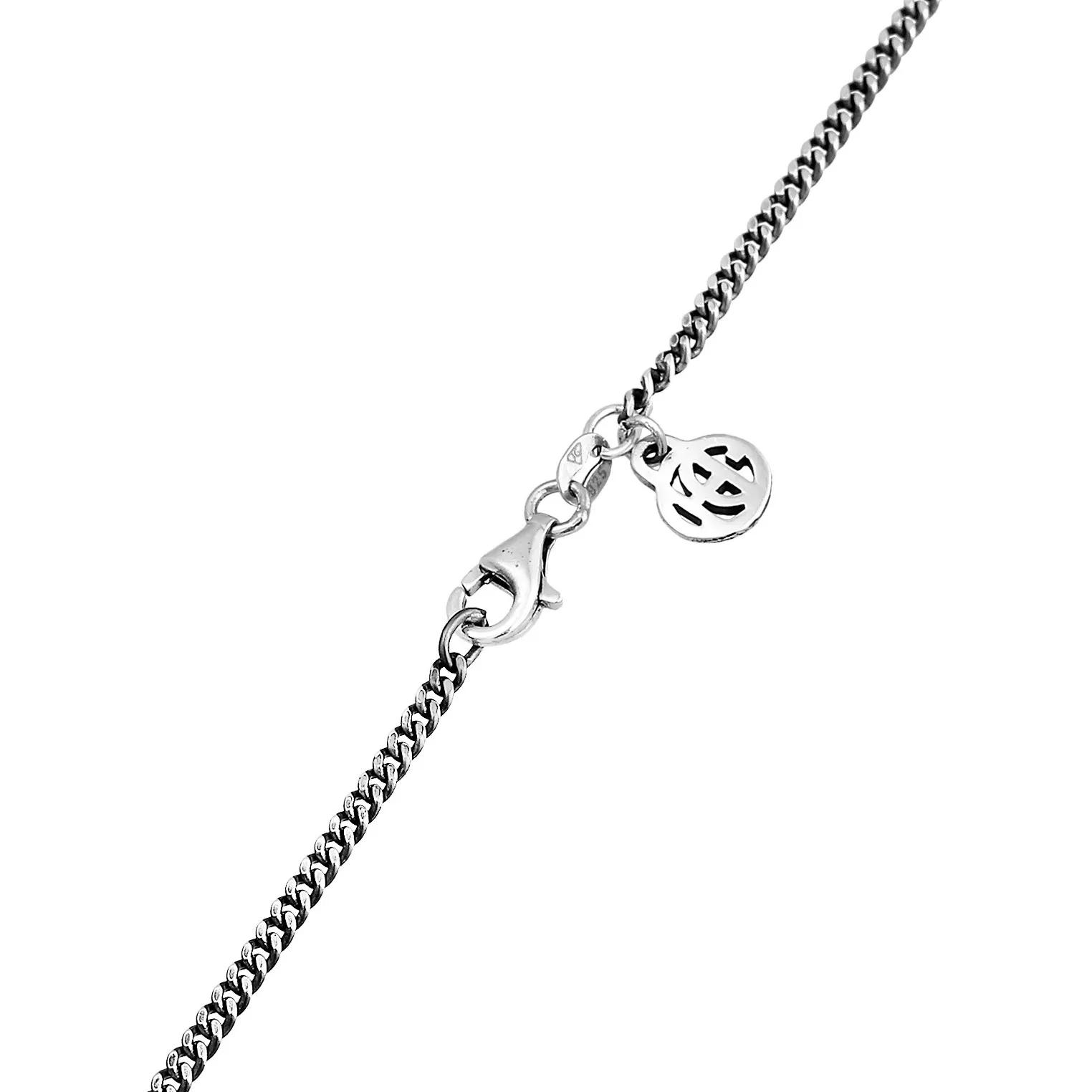 Thumbnail - Haze & Glory Halsketten - Halskette Kreuz Rose Topas - Kissed by a rose 925 - Gr. unisize - in Silber - für Damen