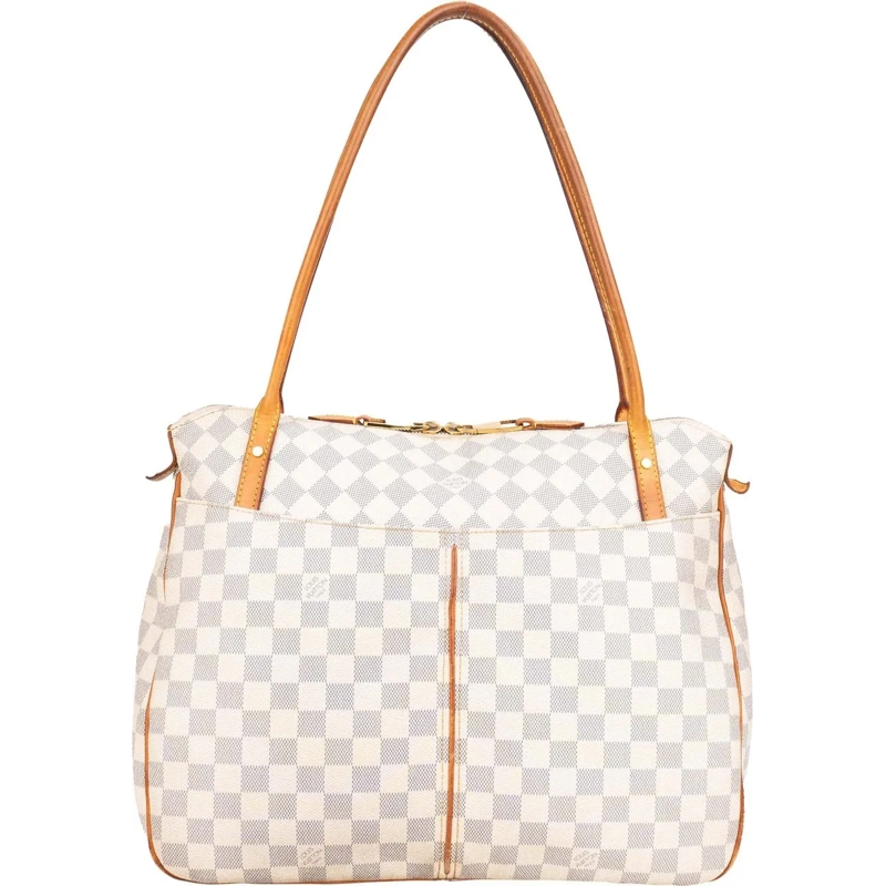 Louis Vuitton Schultertasche Louis Vuitton Damier Azur Monogram Figheri GM Shou mehrfarbig