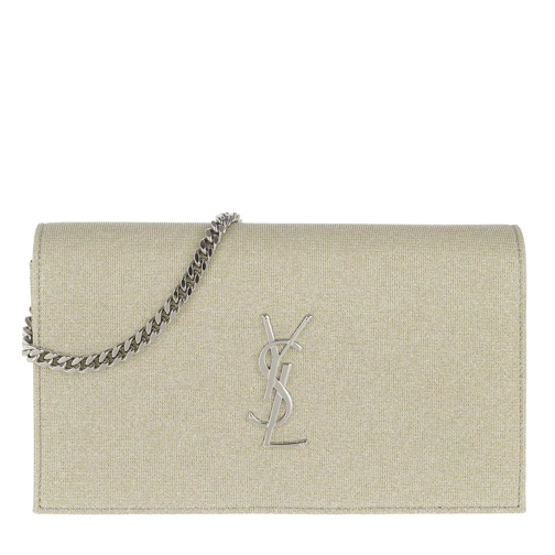 Saint Laurent Monogramme Chain Wallet Leather Gold Cross body-väskor