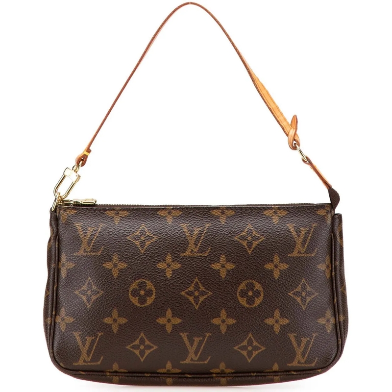 Louis Vuitton Schultertasche Monogram Pochette Accessoires braun
