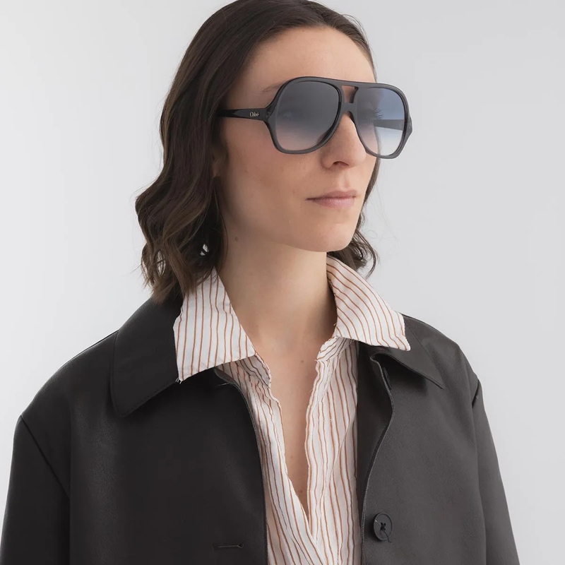 Chloé Sonnenbrille CH0289S-001 Grey-Grey-Blue(Image 2)
