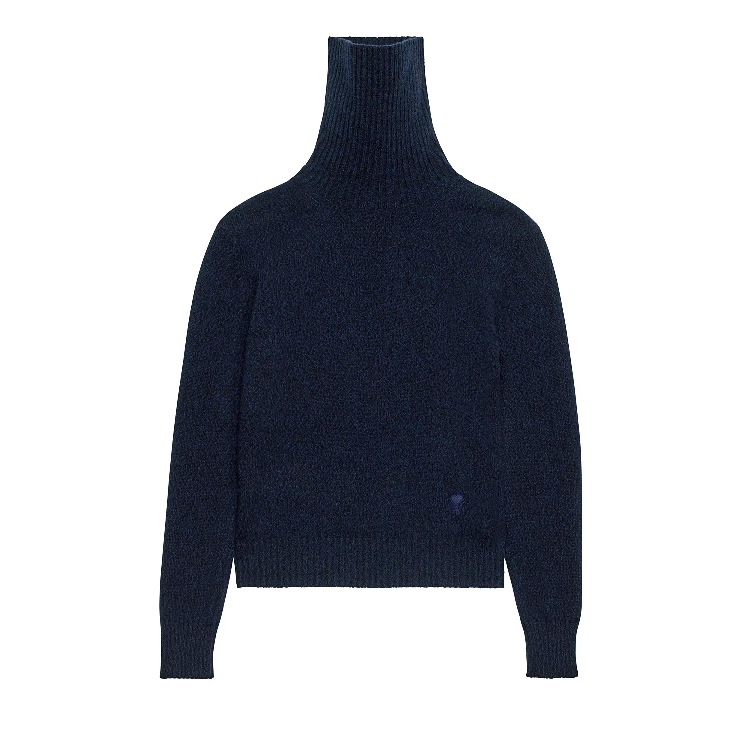 AMI Paris TURTLENECK 430 NIGHT BLUE Trui
