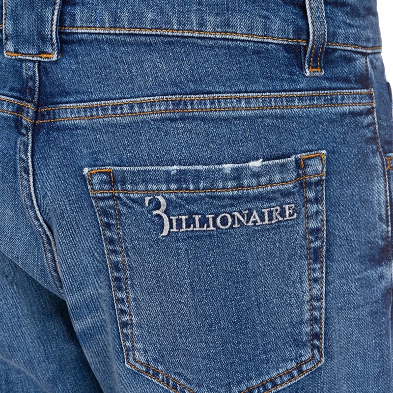 BILLIONAIRE Jeans mit geradem Bein Jeans Regular Fit Statement dunkel-blau (Image 5)