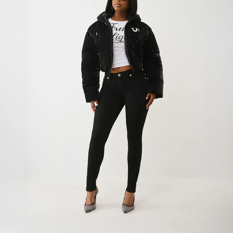 True Religion Daunenjacke Jacke schwarz(Image 2)