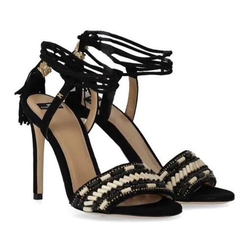 Elisabetta Franchi Red Carpet Black Heeled Sandal Black Pump