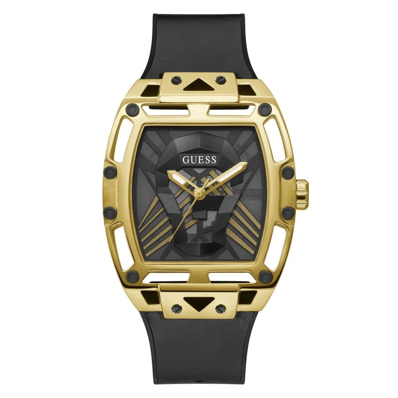 Guess Automatikuhr Quarz-Analoguhr Legend gold