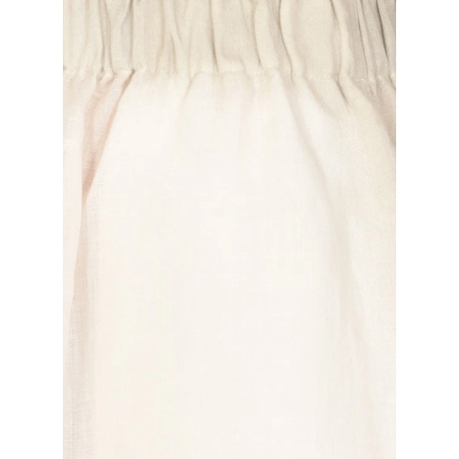 Fabiana Filippi Jupes midi White Linen Skirt White (Image 4)