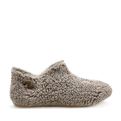 thies Pantoffel thies 1856 ® Organic Teddy Slipper Boots vegan tau taupe