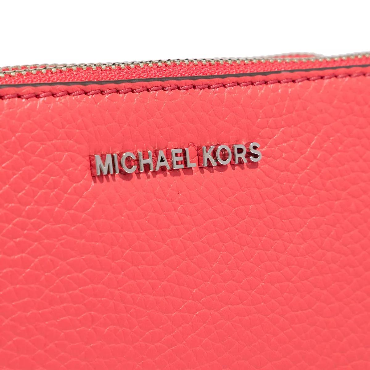 Michael Kors Jet Set Small Pebbled Leather Double Zip Camera Bag Small  (Vanilla) 32S3GJ6C5B-149 - AllGlitters